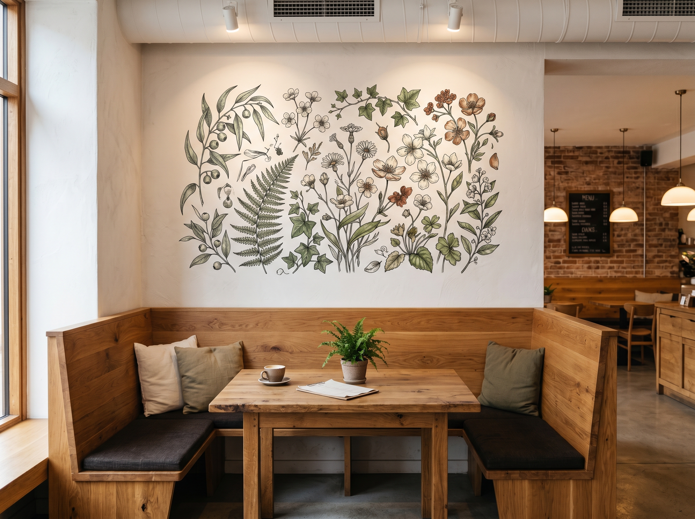 Cafe Botanical Print