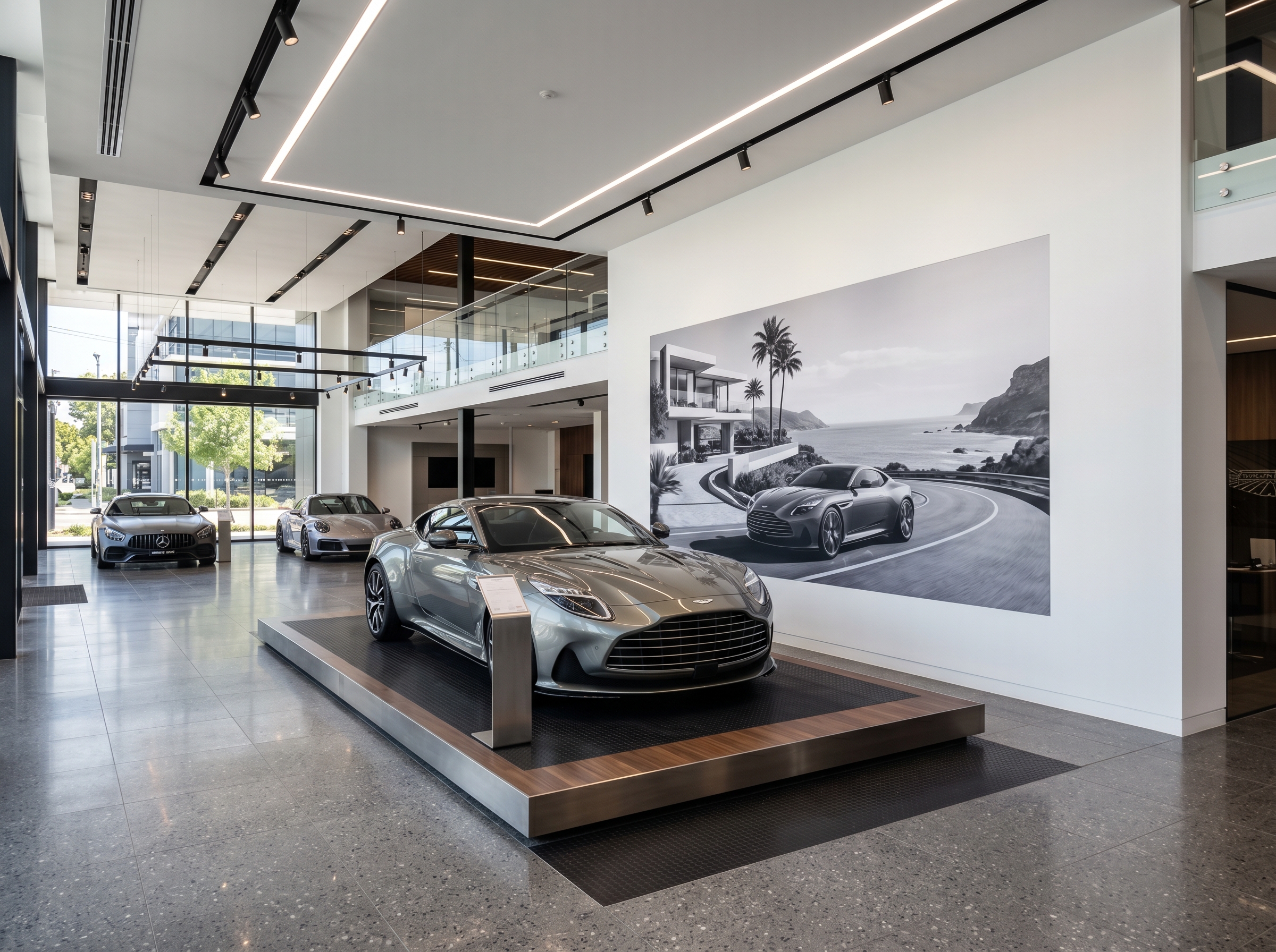 Dealership Showroom Wall