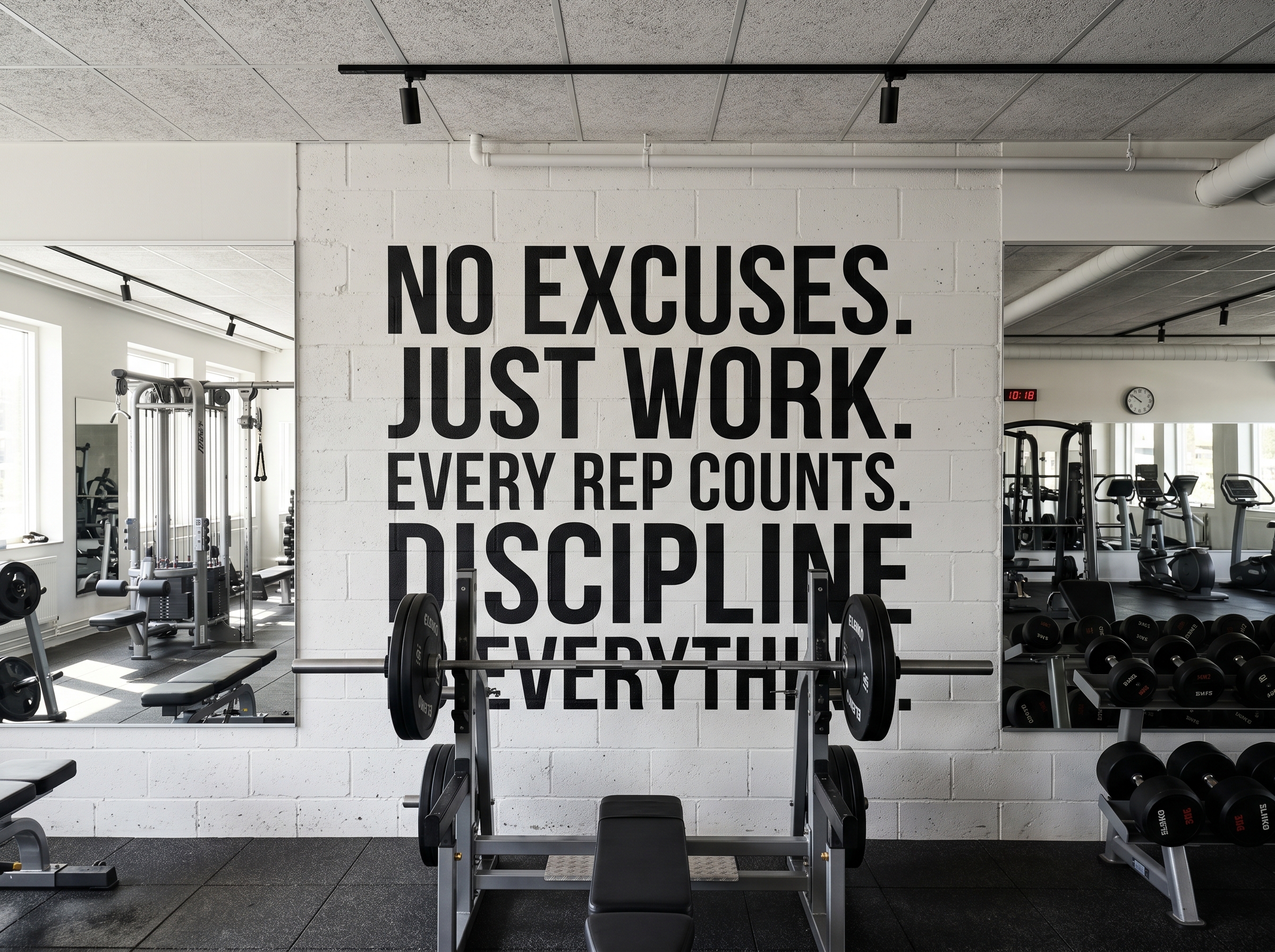 Fitness Center Typography