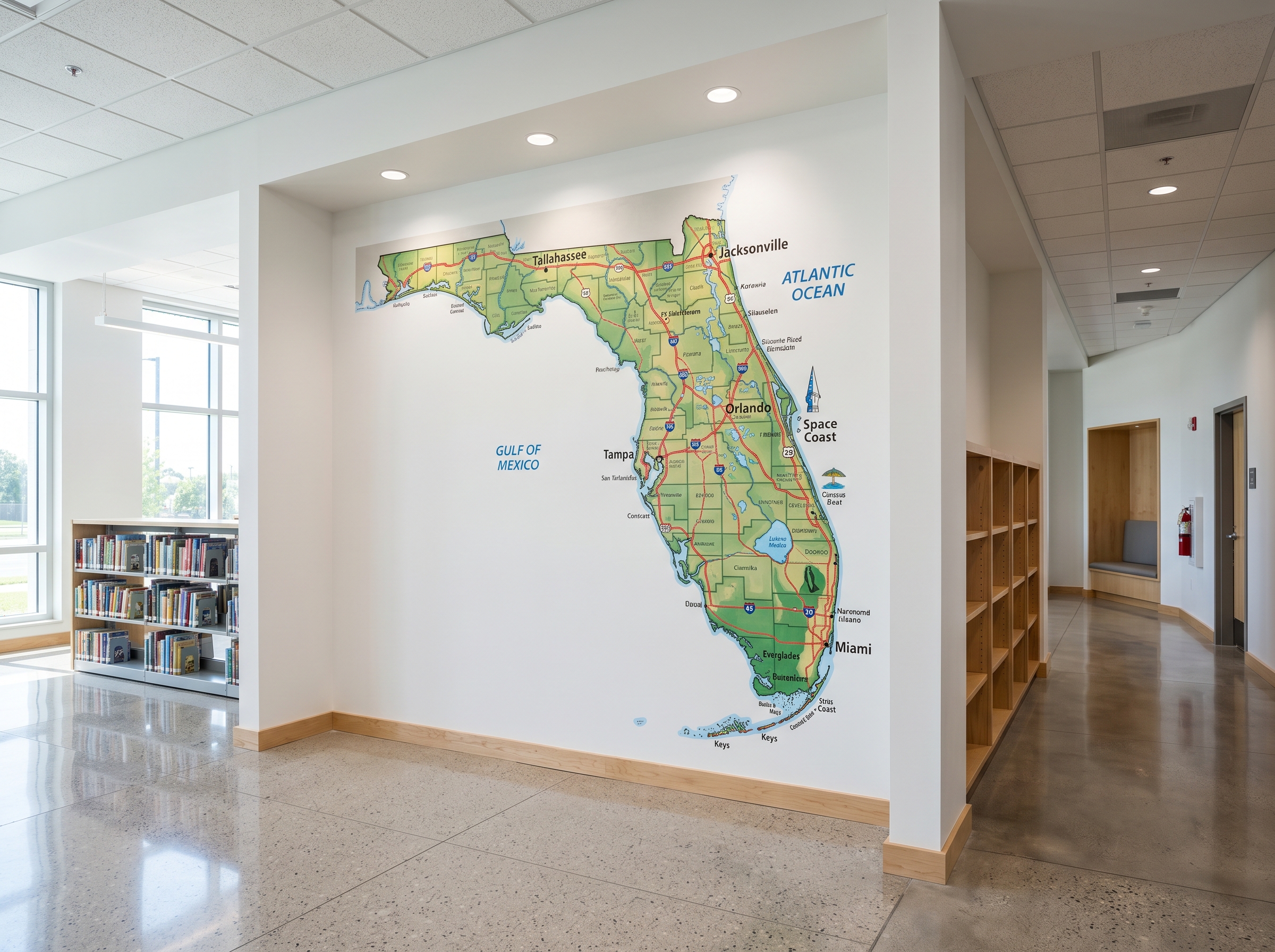 Educational Feature Wall