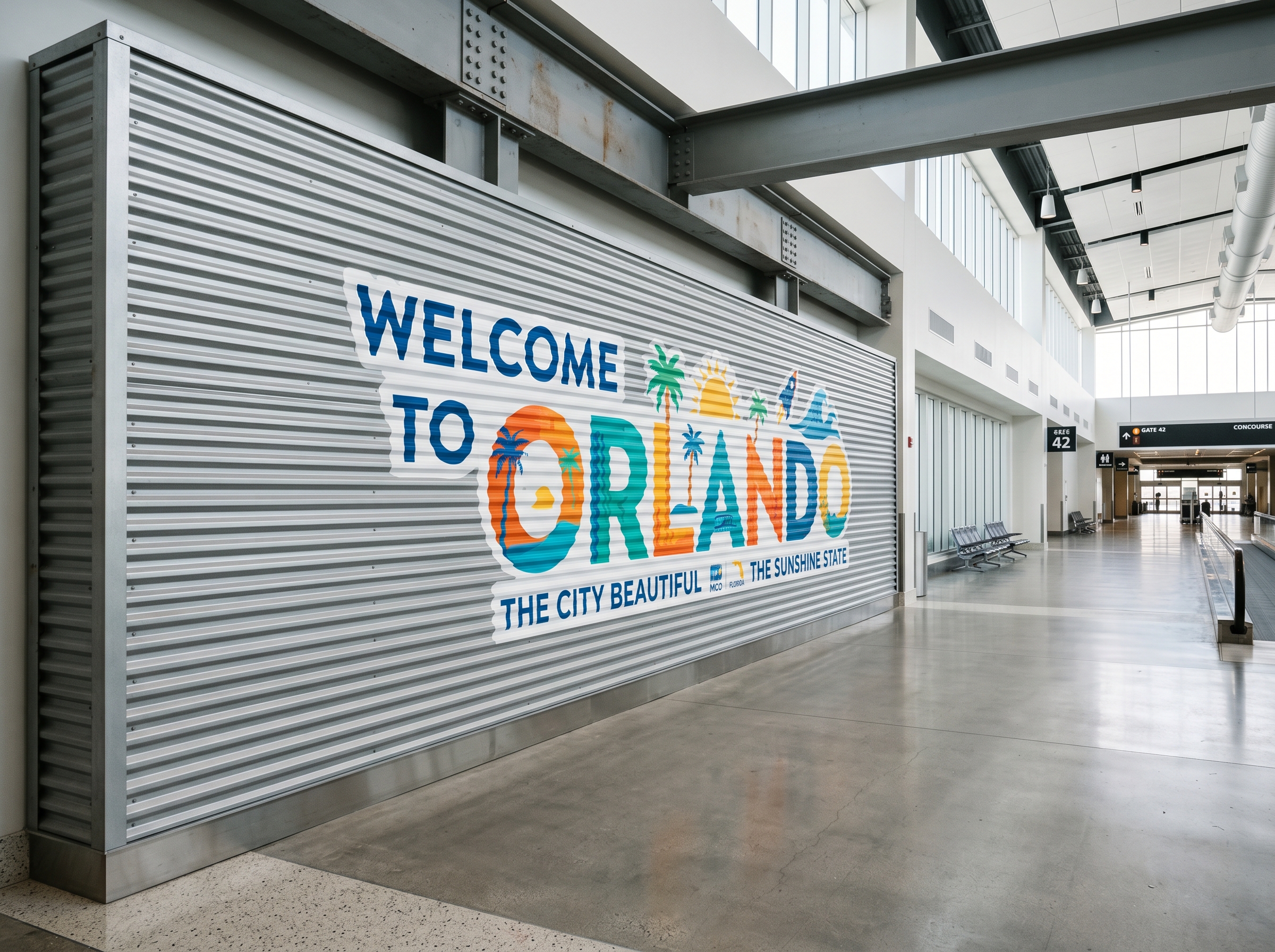 Transit Hub Corrugated Metal